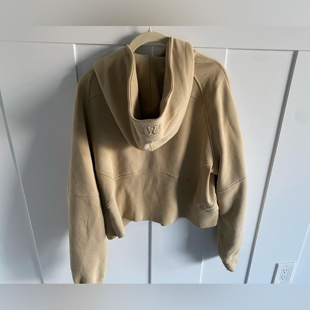 NWT Trench lululemon Oversized Hoodie Scuba 1/2 Zip - Picture 7 of 9